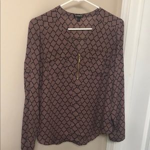Express print blouse